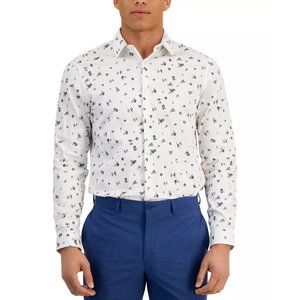 Zara Sailor Anchor Button Down Shirt Size Large